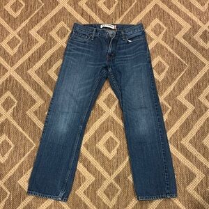 Levi's Men's Slim Straight Jeans in Deep Blue (379)